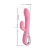 Vibrador Rabbit doble estimulación rotador