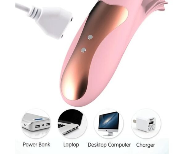 Diseño sin título (38) Vibrador Rabbit Doble Estimulación Térmico