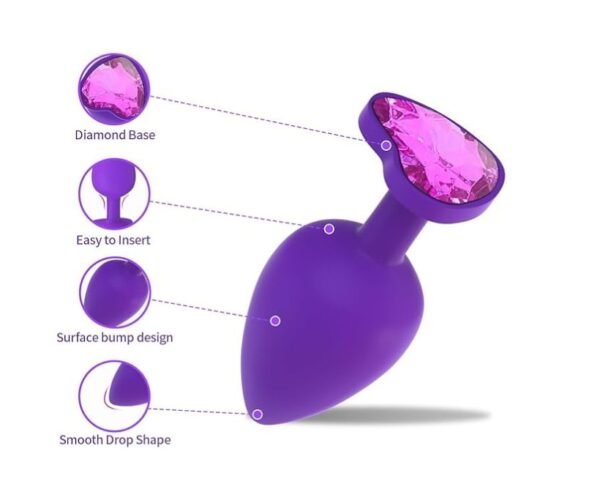 Anal plug silicona Mediano