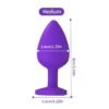 Anal plug silicona Mediano
