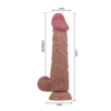 Dildo realista TPR piel deslizante Mendel