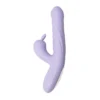 Durba Vibrador Recargable doble estimulación con empuje