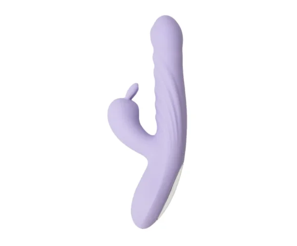 Durba Vibrador Recargable doble estimulación con empuje