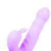 Durba Vibrador Recargable doble estimulación con empuje