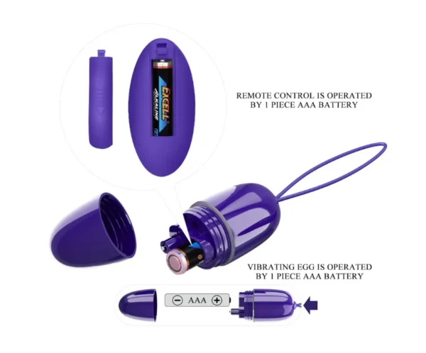 Vibrador tampón Control remoto Selkie