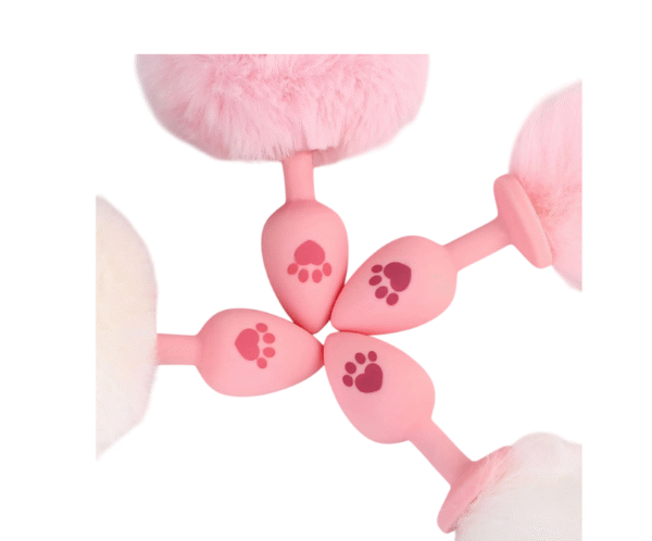 Anal plug silicona Cola Conejo