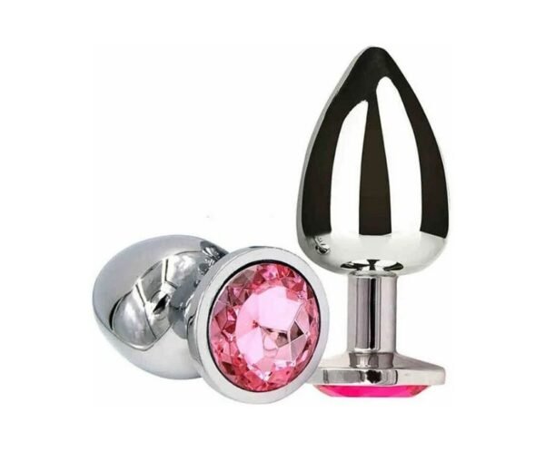 Anal plug metal Mediano