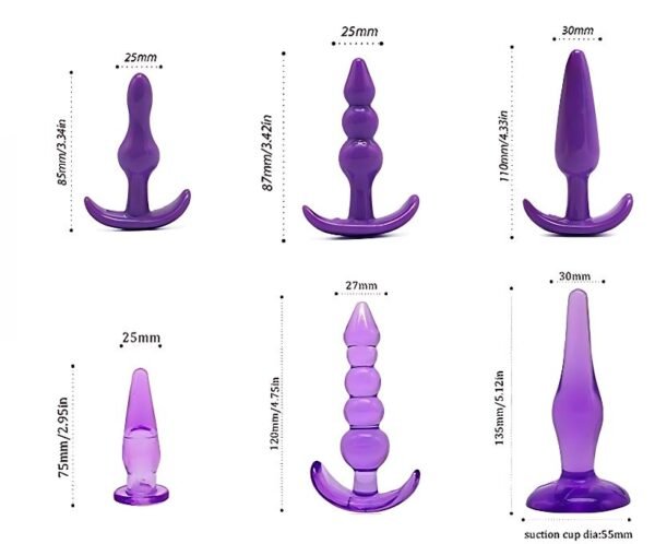 Anal Plugs Jelly Kit