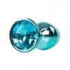 Anal plug metal Pequeño Blue