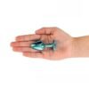 Anal plug metal Pequeño Blue