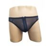 Tanga Zipper Blue