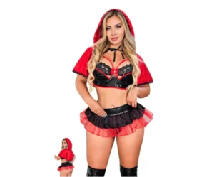 Disfraz sensual Caperucita roja D20492