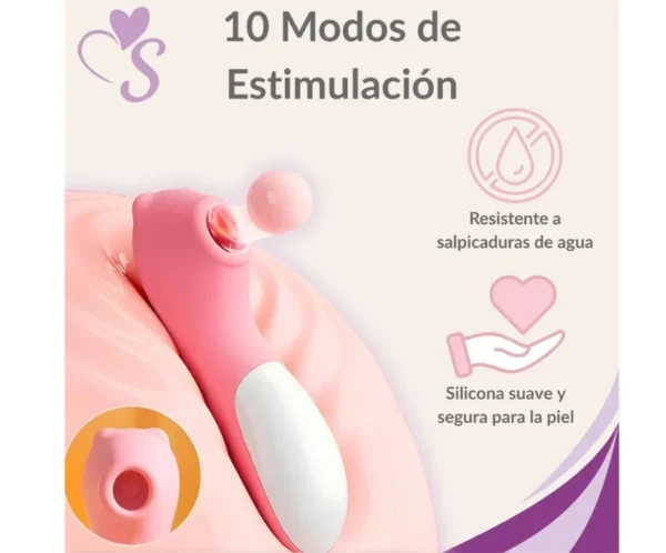Succionador Clitoral Recargable Oso marca Lilo