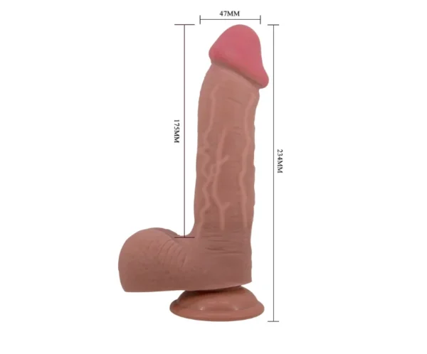 Dildo Realista TPR Piel deslizante Emeka