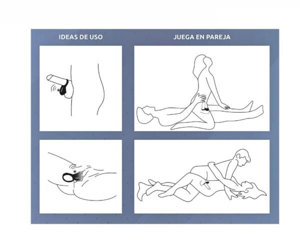 Anillo vibrador para pene con App