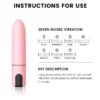 JV0447 Vibrador Clitoral bala Recargable Happy