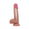 Dildo realista TPR piel deslizante 20.5 cm