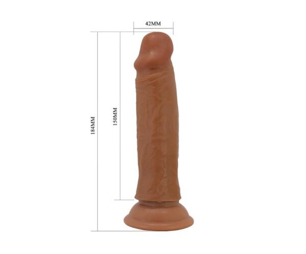 Dildo realista TPR piel deslizante 18.5 cm
