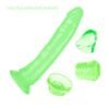 Dildo realista jelly brilla oscuridad 20.5 cm