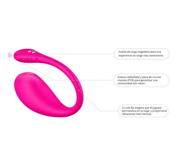 Vibrador recargable app Lush 3