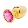 Anal plug metal pequeño gold