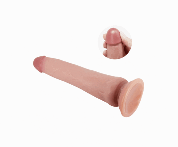 Dildo realista TPR piel deslizante 25 cm