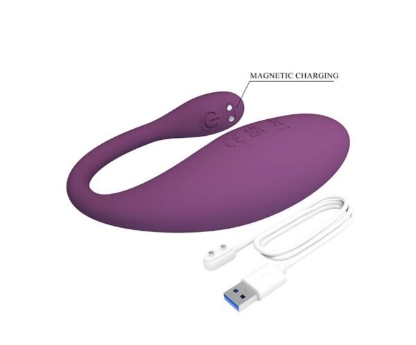 Vibrador recargable app tampón