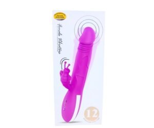Vibrador Rabbit doble estimulación rotador