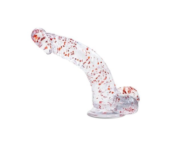 Dildo realista jelly curvo 21.5 cm