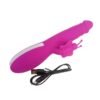 Vibrador Rabbit doble estimulación rotador