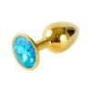 Anal plug metal pequeño gold