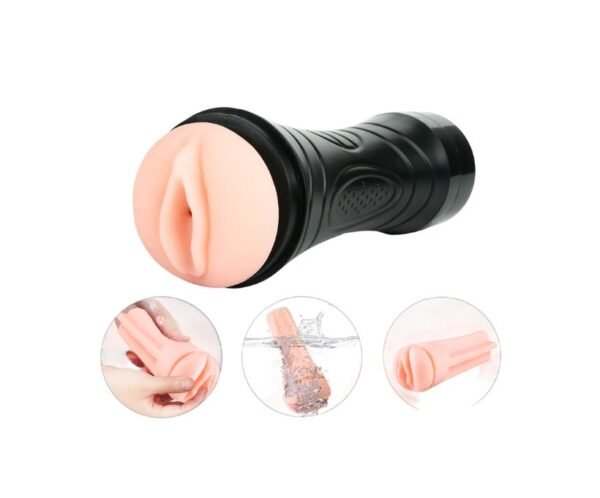 Masturbador vibrador linterna