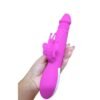 Vibrador Rabbit doble estimulación rotador