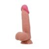Dildo realista TPR piel deslizante 20.5 cm