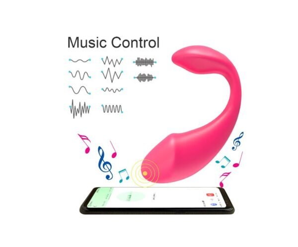 Vibrador recargable app tampón