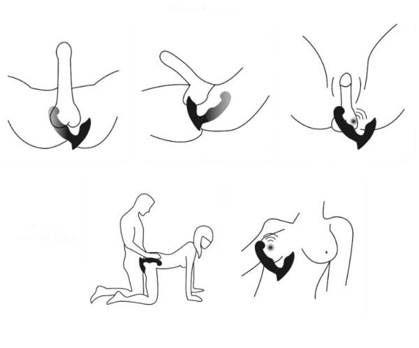 Vibrador Próstata control remoto