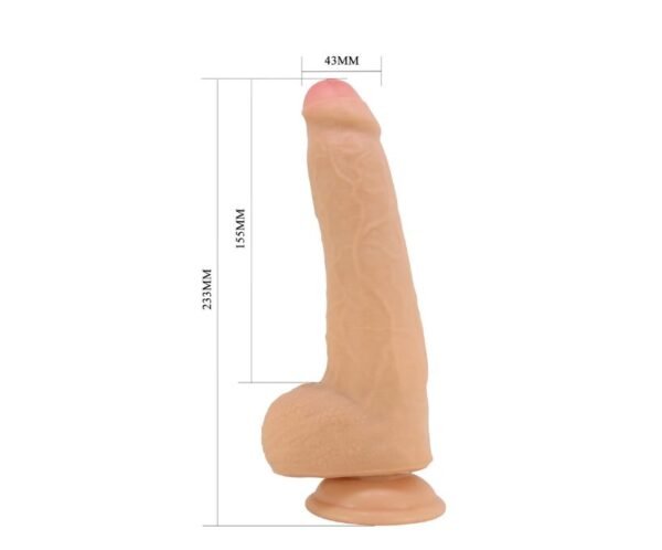 Dildo realista TPR piel deslizante 23 cm