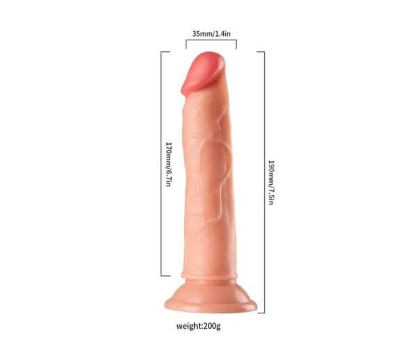 Dildo realista Jelly 19 cm