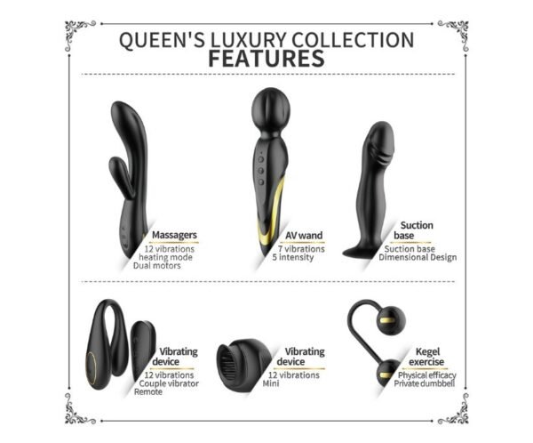 Vibrador Oro 18K Colección Reina