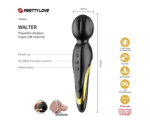 Vibrador Oro 18K Colección Reina