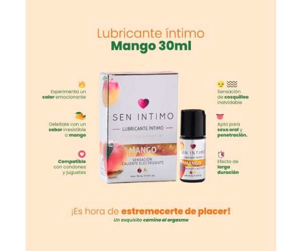 Lubricante íntimo electrizante Mango
