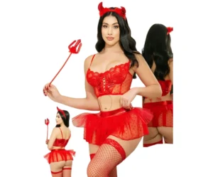 Lencería Disfraz Diablita DF-M243