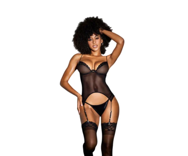 8802 Lencería Bustier de Ligueros Mapalé Lingerie 8802