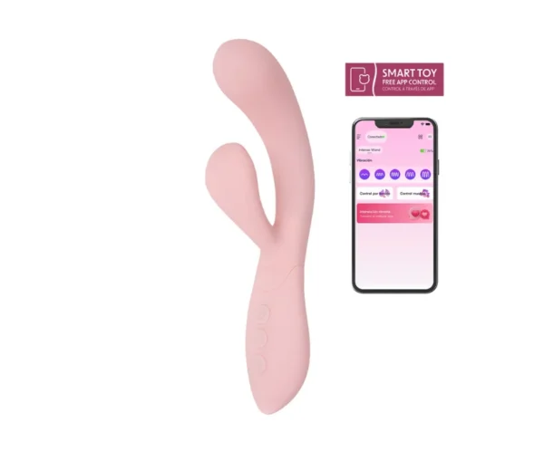 Vibrador Recargable con App tipo Rabbit Flexi curve