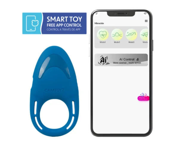 Flexring Anillo Vibrador para el pene con App Flexring