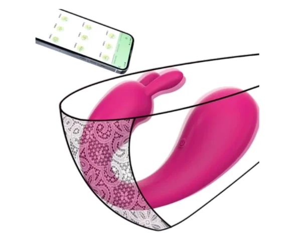 Vibrador recargable App bluetooth Internet tipo tampón