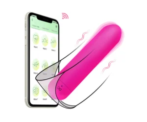 vibrador recargable app tipo bala