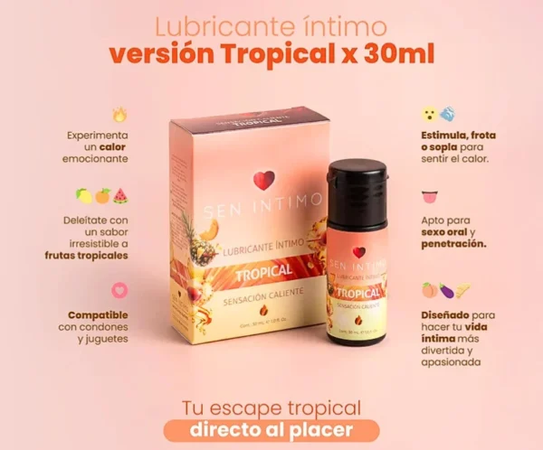 688625 Lubricante Intimo Caliente Tropical de Sen Intimo