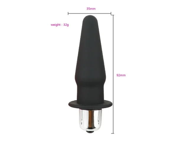 Vibrador plug anal a pilas