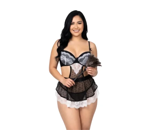 C2954 Lencería Mujer Babydoll Fantasía mucama Spree